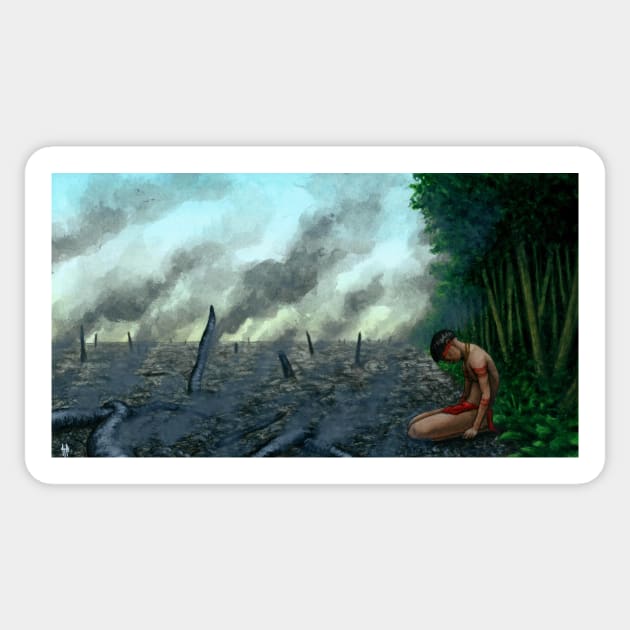 deforestation Sticker by StefanoArtibani